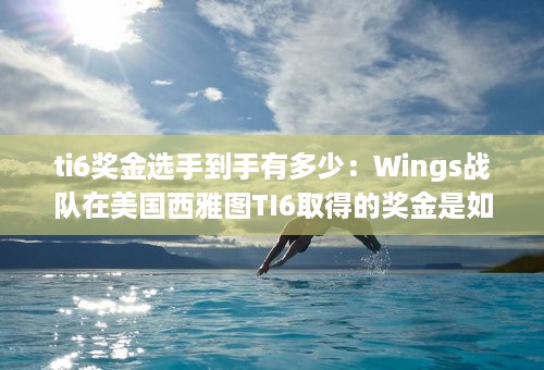 ti6奖金选手到手有多少：Wings战队在美国西雅图TI6取得的奖金是如何发放及税务处理的？