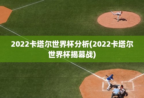 2022卡塔尔世界杯分析(2022卡塔尔世界杯揭幕战)